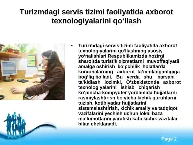 Tashish jarayonlarining axborot bilan taminlashning o'ziga xos xususiyatlari 2