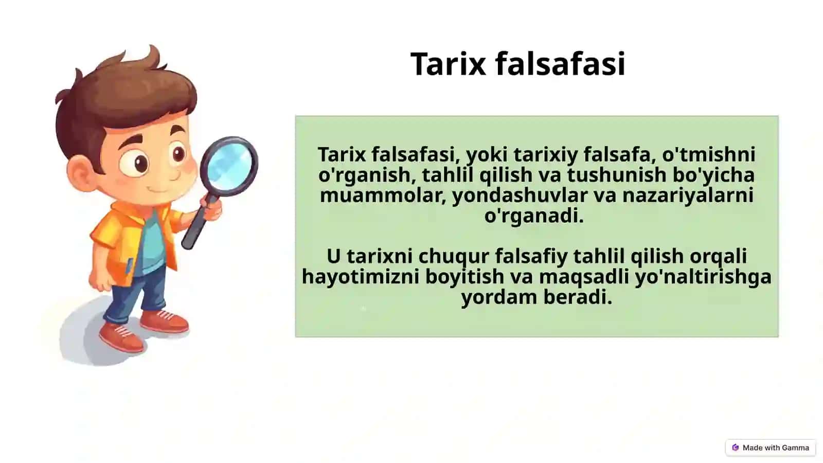TARIX FALSAFASI, SIVILIZATSIYA VA MADANIYAT. INSON VA QADRIYATLAR FALSAFASI 2