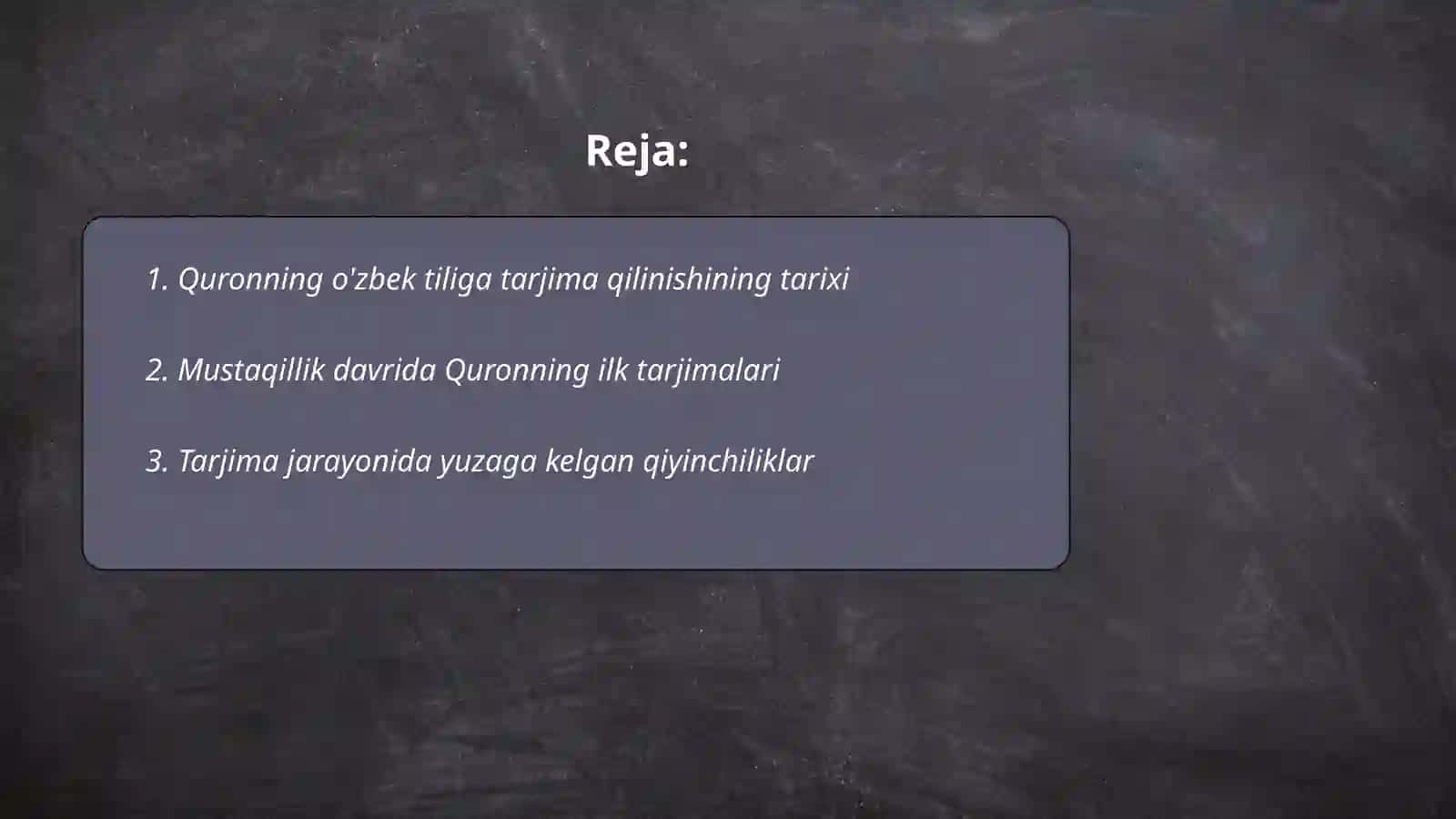 Mustaqillik yillarida Quronning o'zbek tiliga tarjima qilinishi va tasirlari 2