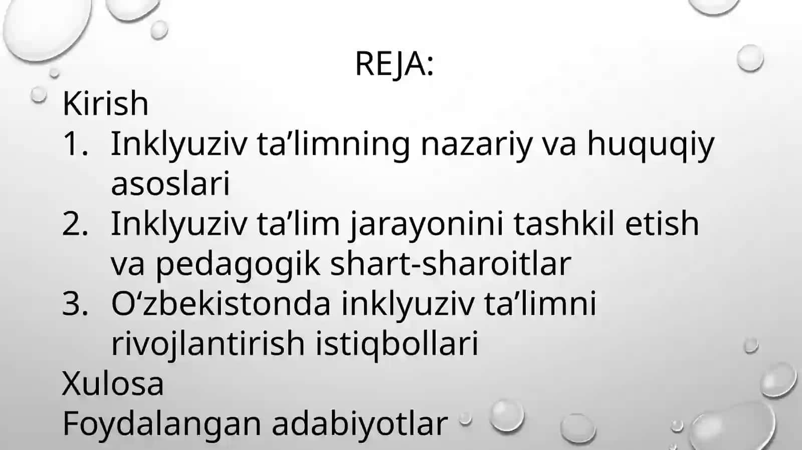 Imkoniyati cheklangan bolalarni inklyuziv ta lim va tarbiyalash konsepsiyasi 2