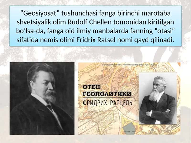 DUNYONING GEOSIYOSIY TIZIMI VA UNING SHAKLLANISHI 2
