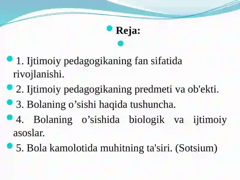 IJTIMOIY PEDAGOGIKA FAN VA AMALIY FAOLIYAT SOHASI SIFATIDA 2
