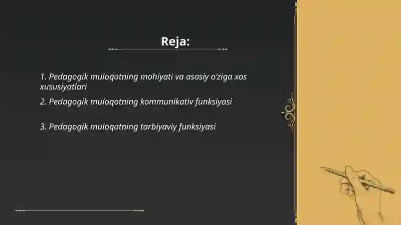 Pedagogik muloqotning oʻziga xos xususiyatlari va funksiyalari 2