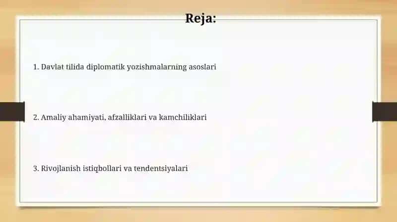 Davlat tilida diplomatik yozishmalarni amalga oshirish 2