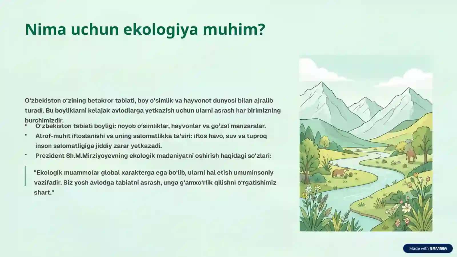 Ekologiya Sayti: Maktab O‘quvchilari Uchun Qiziqarli Loyihamiz 2