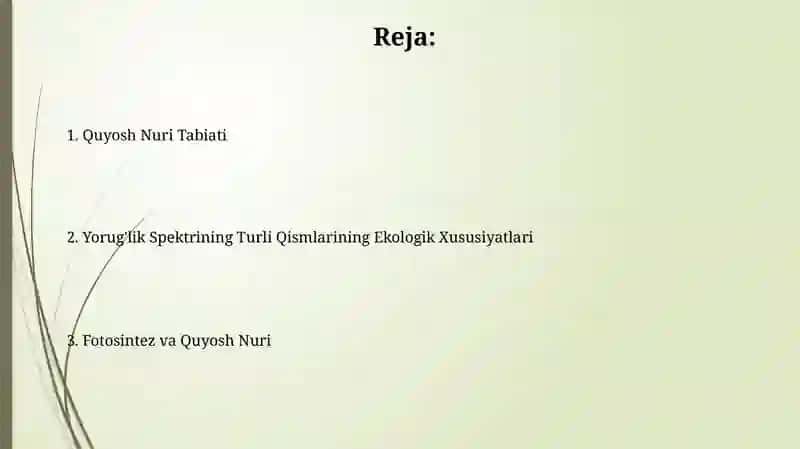 Quyosh Nuri Tabiati 2
