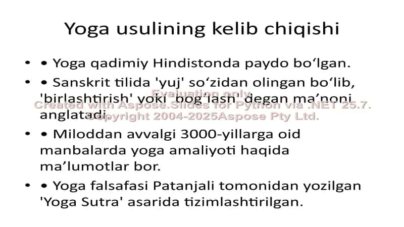 Yoga usuli 2