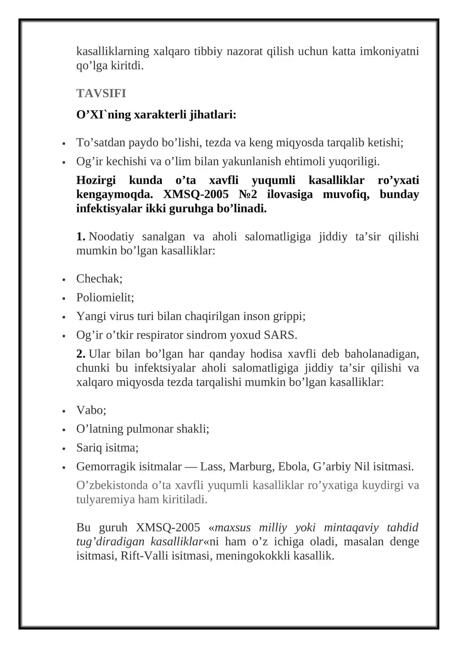O'ta xavfli yuqumli kasalliklar 2