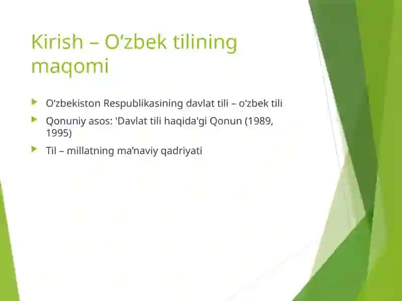 Tilning jamiyat va kasbiy faoliyatdagi o‘rni 2
