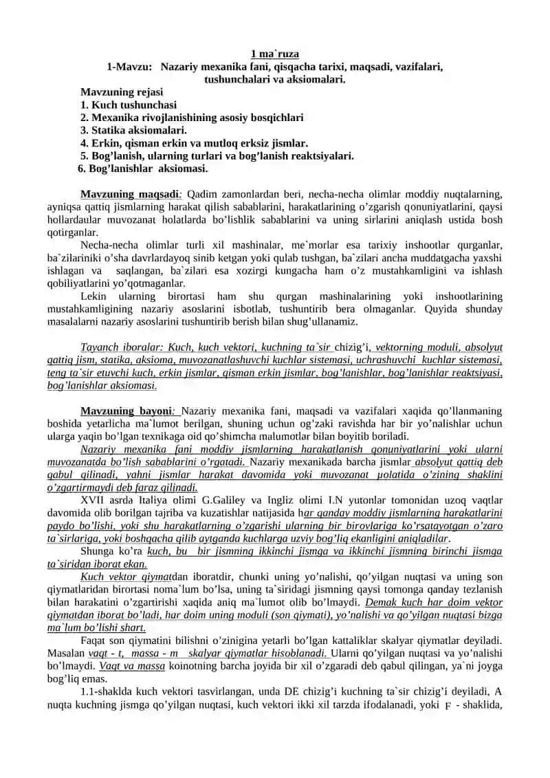 Nazariy Mexanika 2