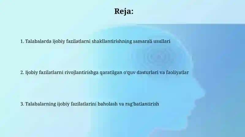 Muloqot va hamkorlik ko'nikmalarini rivojlantirish 2