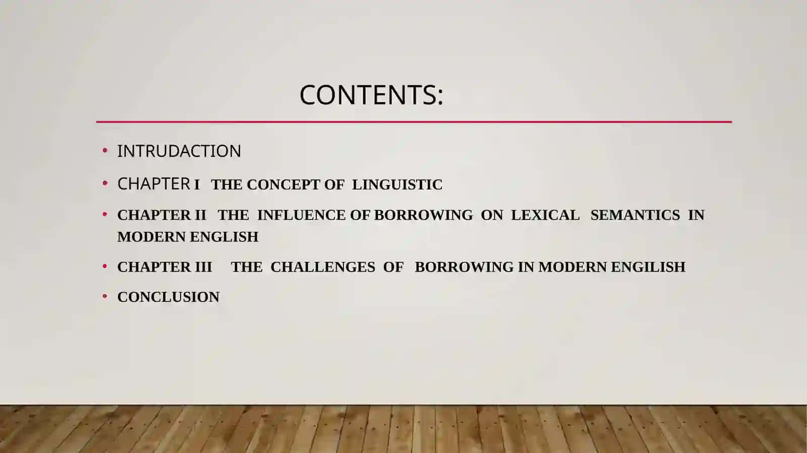 Peculiarities of borrowings in Modern English 2