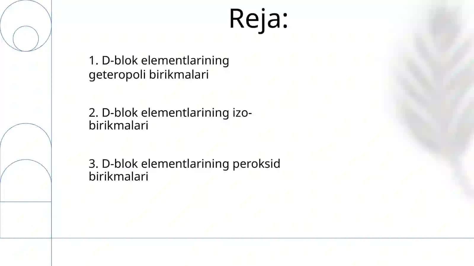 D- elementlarning izopoli,pereokso va geteropoli birikmalari va ularning xossalari 2