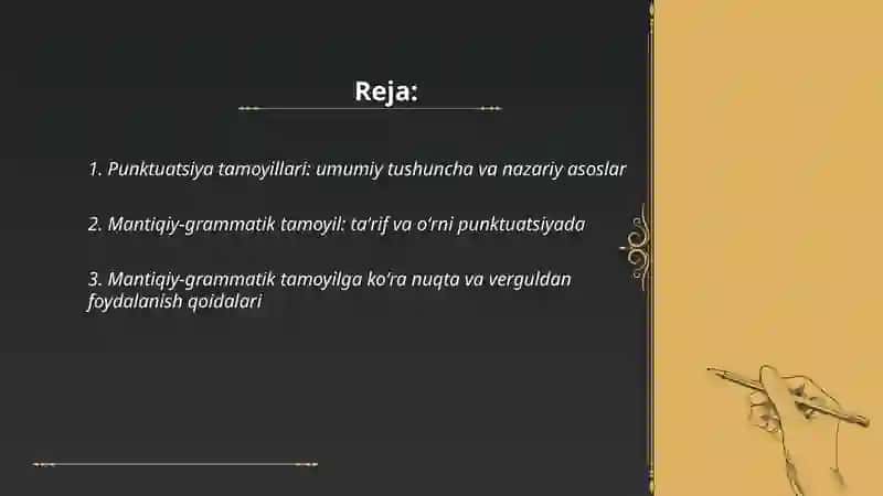 O‘zbek tili punktuatsiyasining asosiy tamoyillari 2