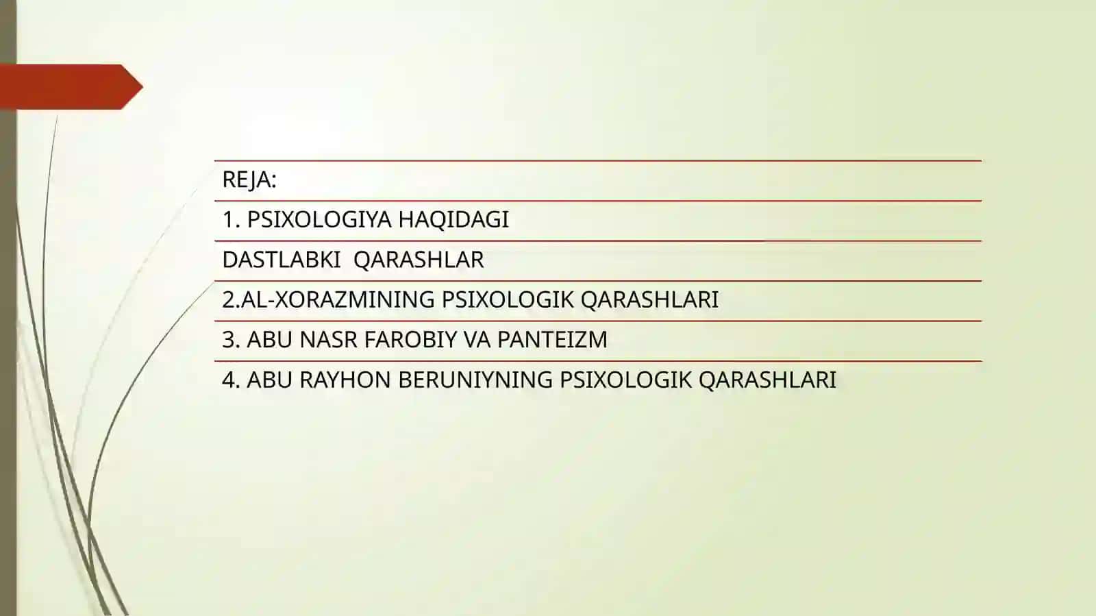 Sharq mutafakkirlarining psixalogik qarashlari 2