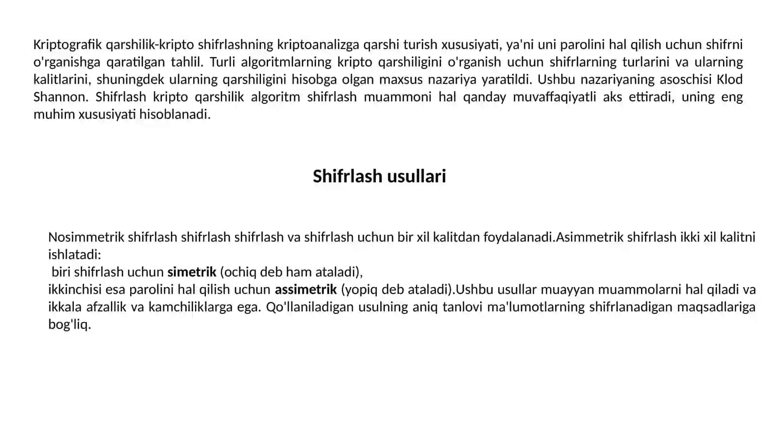 Shifrlash 2