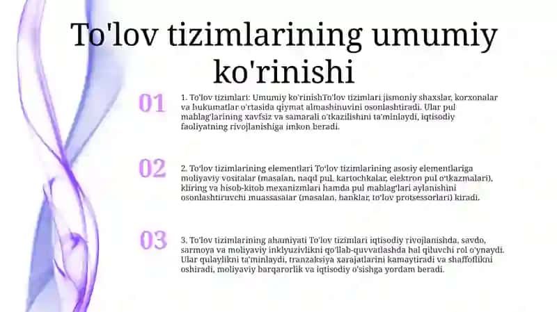 To’Lov Tiziming Mazmuni Va Uning Elementlari 2