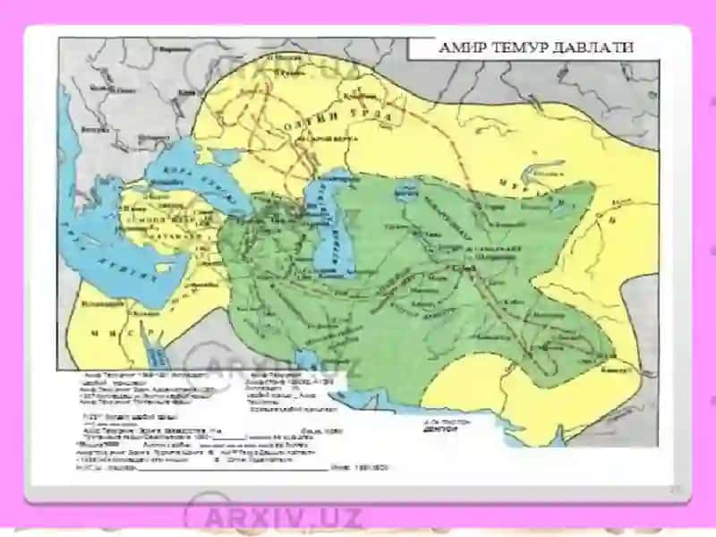 Amir Temur davri davlat boshqaruvi 2