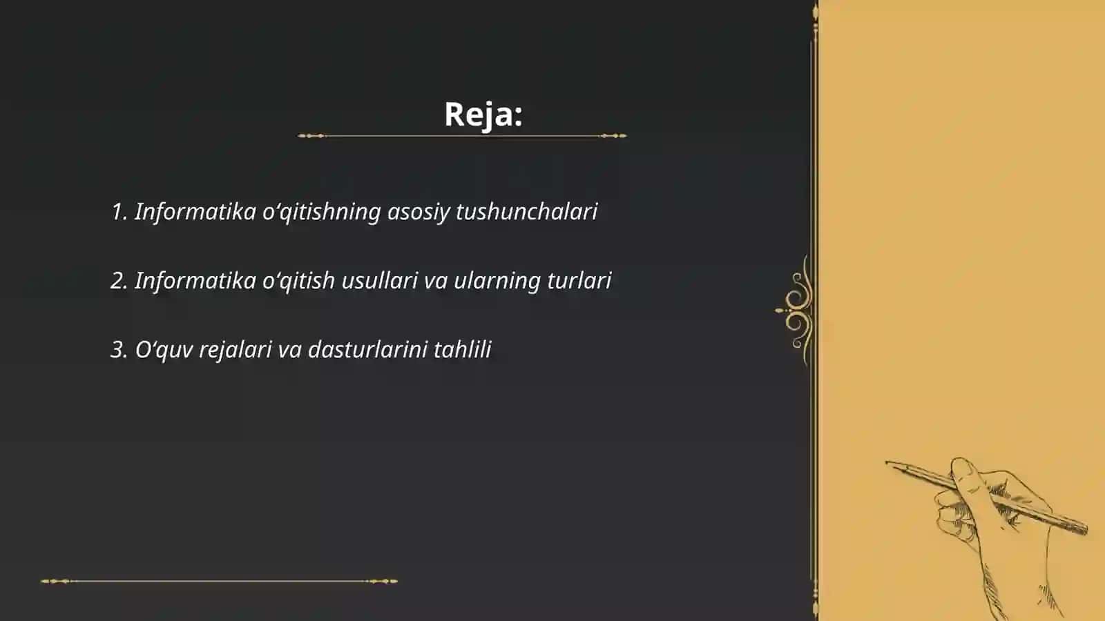 Informatika oʻqitishning metodik tizimli tahlili 2