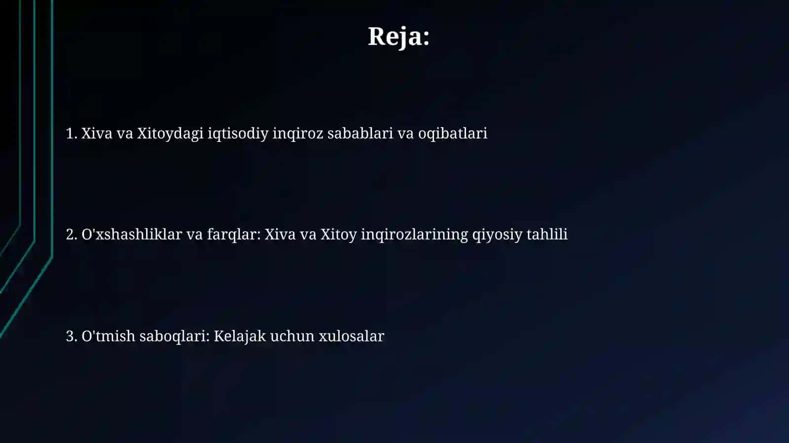 Soʻnggi oʻrta asrlarda Xiva va Xitoyning iqtisodiy inqirozi 2