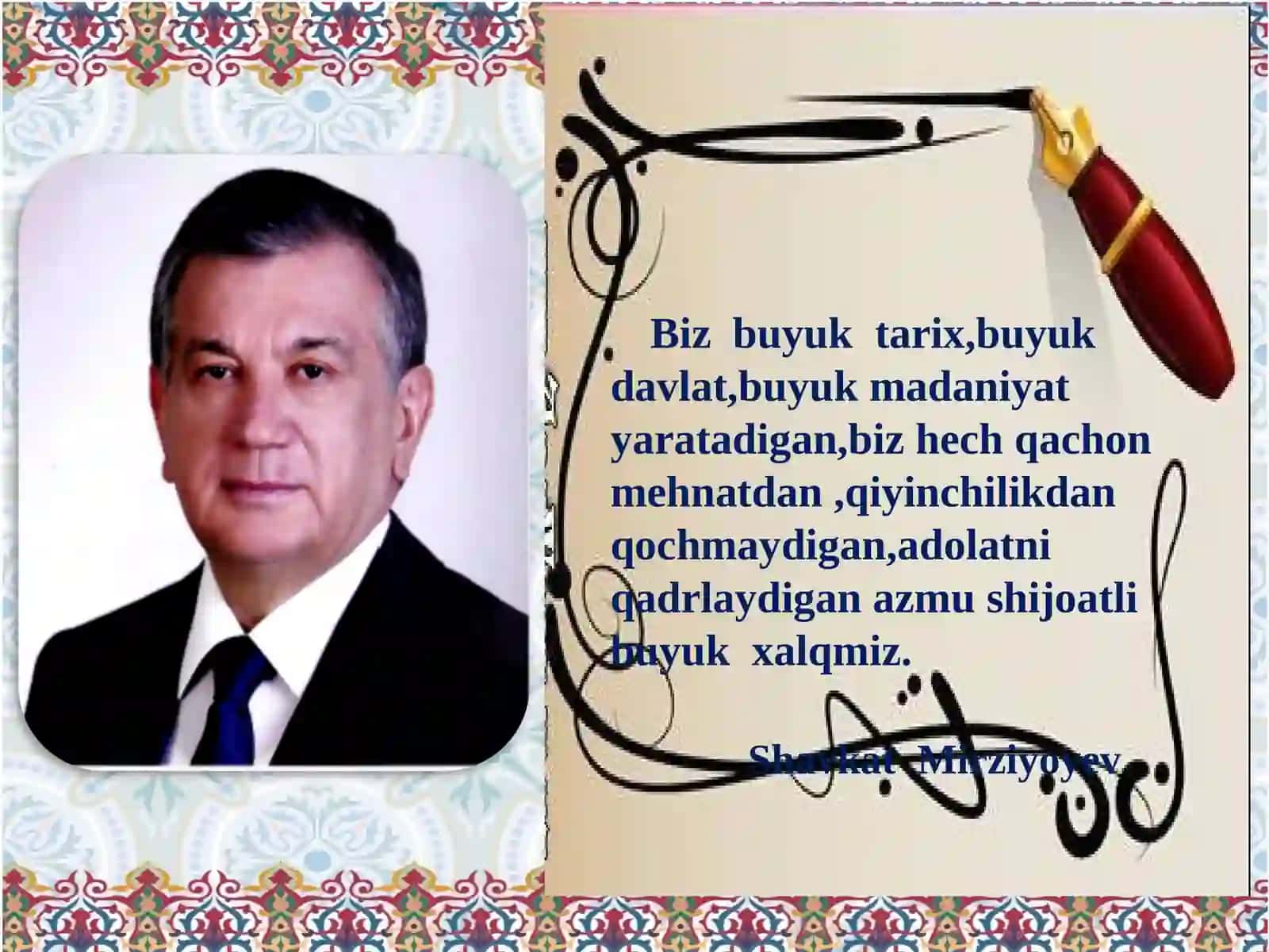 O’tilgan mavzularni takrorlash 2