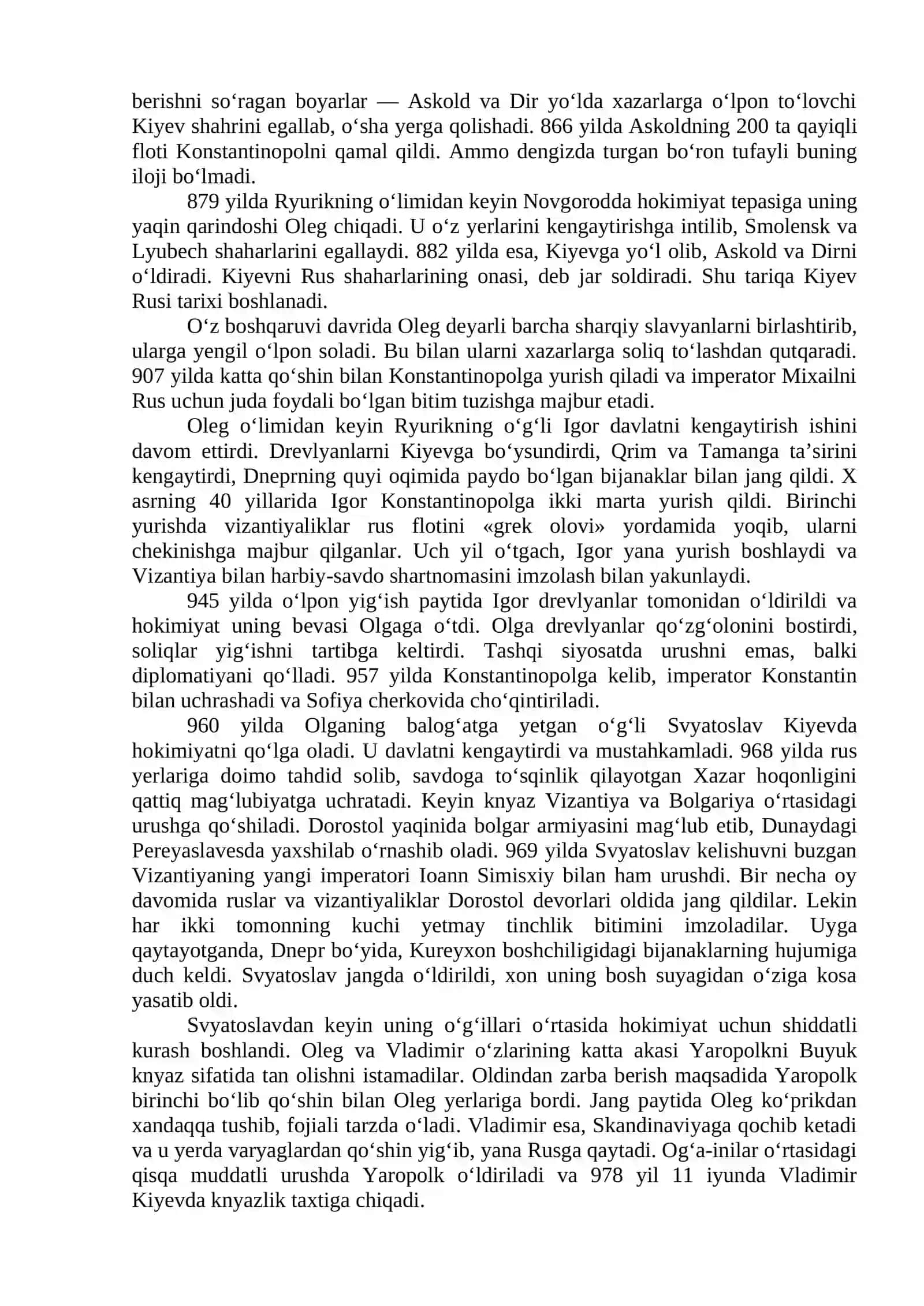 10-mavzu: IX-XI asr birinchi yarmida Kiyev Rusi 2