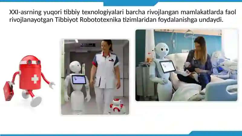 TIBBIYOTDA ROBOTОTEXNIKA TIZIMLARI 2