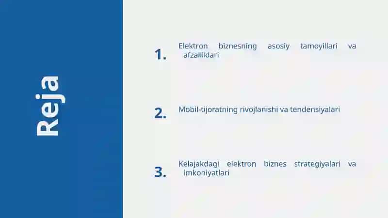 Elektron biznes va Mobil-tijorat 2