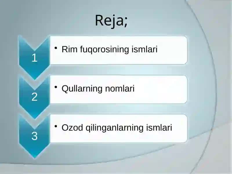 Qadimgi Rim Ismlari 2