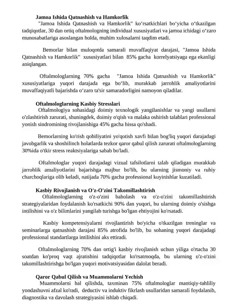 Oftalmologlarning psixalogik portreti 2