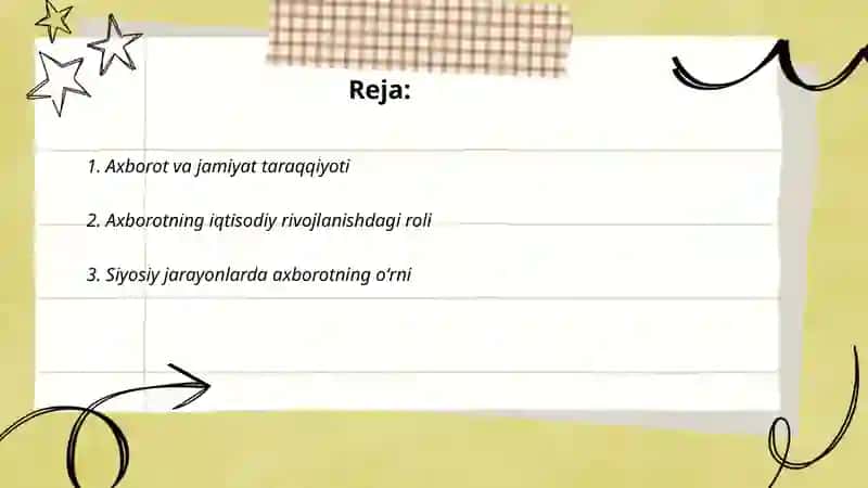 Axborotning jamiatda tutgan oʻrni 2