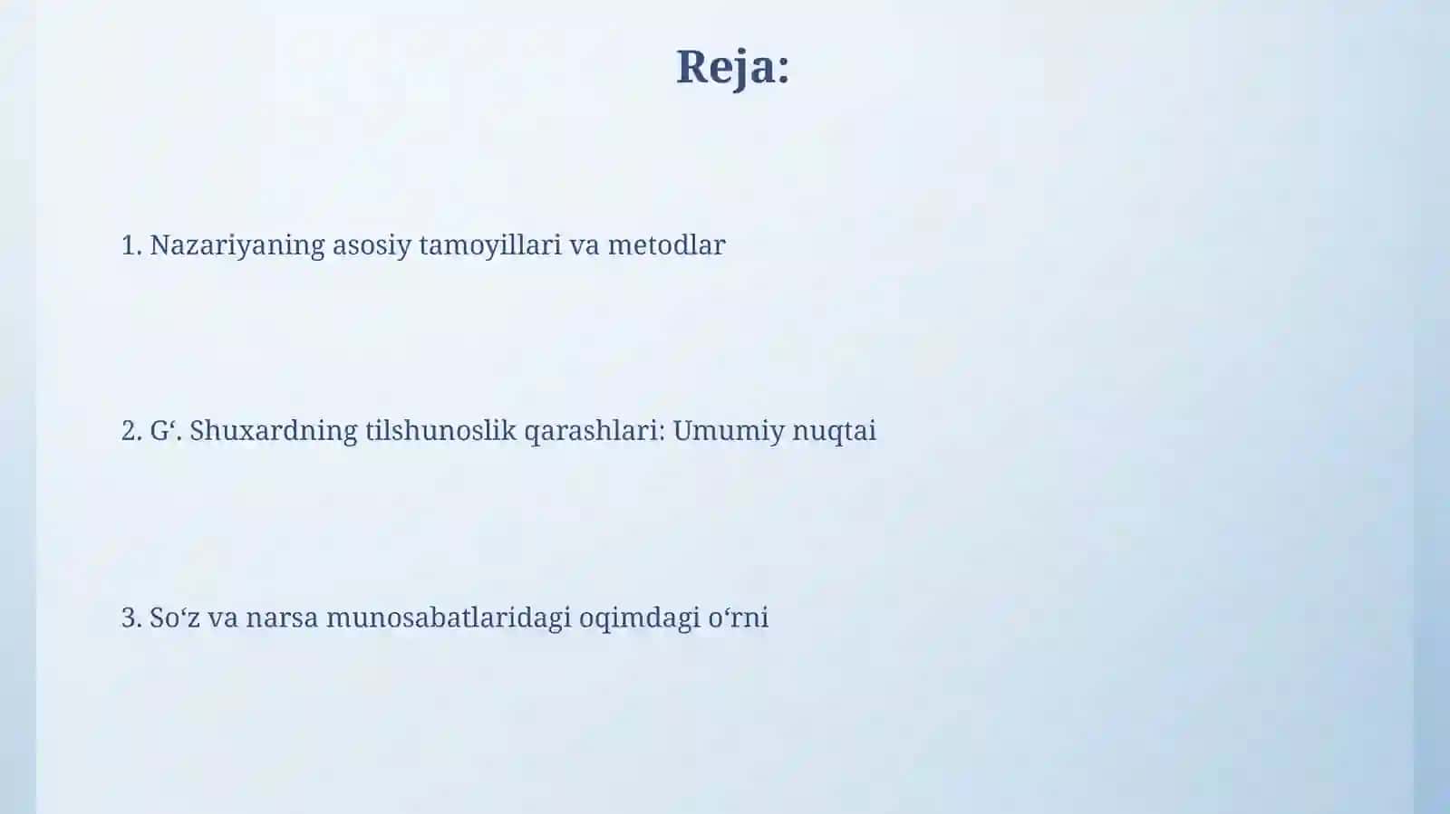 G.Shuxardning lingvistik qarashlari 2