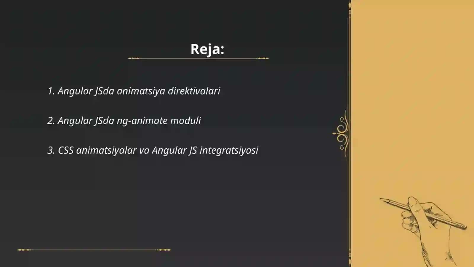 Angular JSda animatsiyalar 2