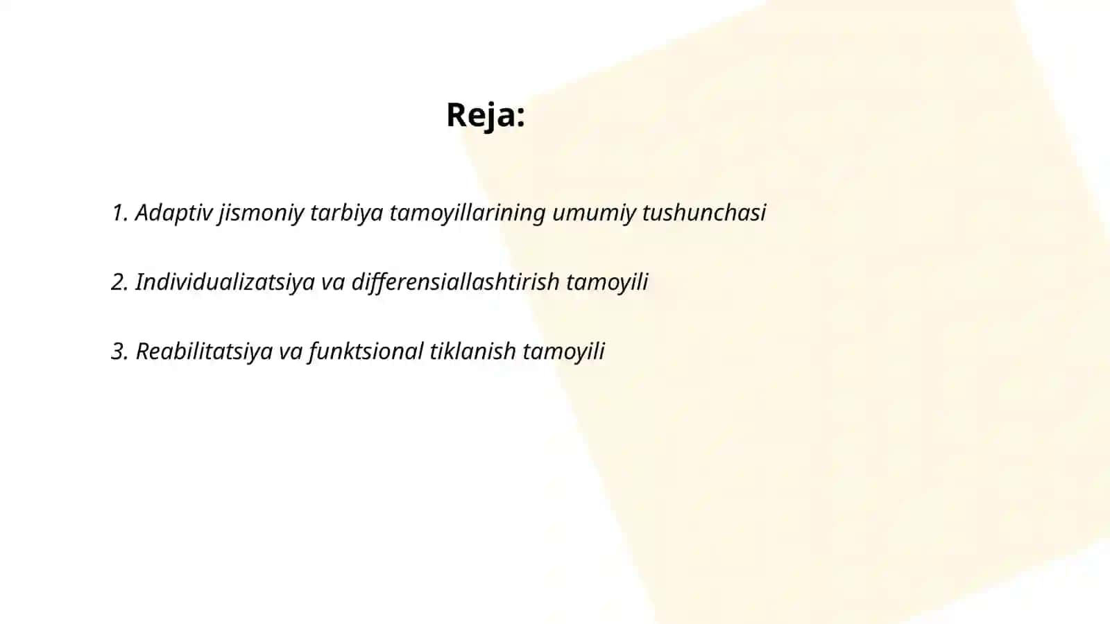 Adaptiv jismoniy tarbiya tamoyillari va funksiyalari 2