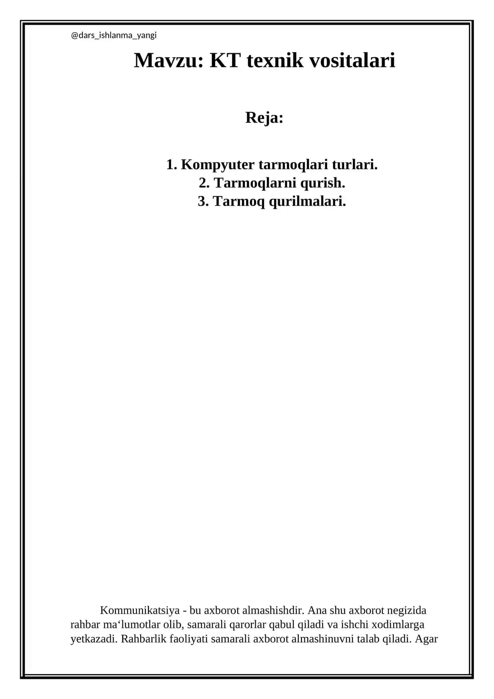 KT texnik vositalari 2