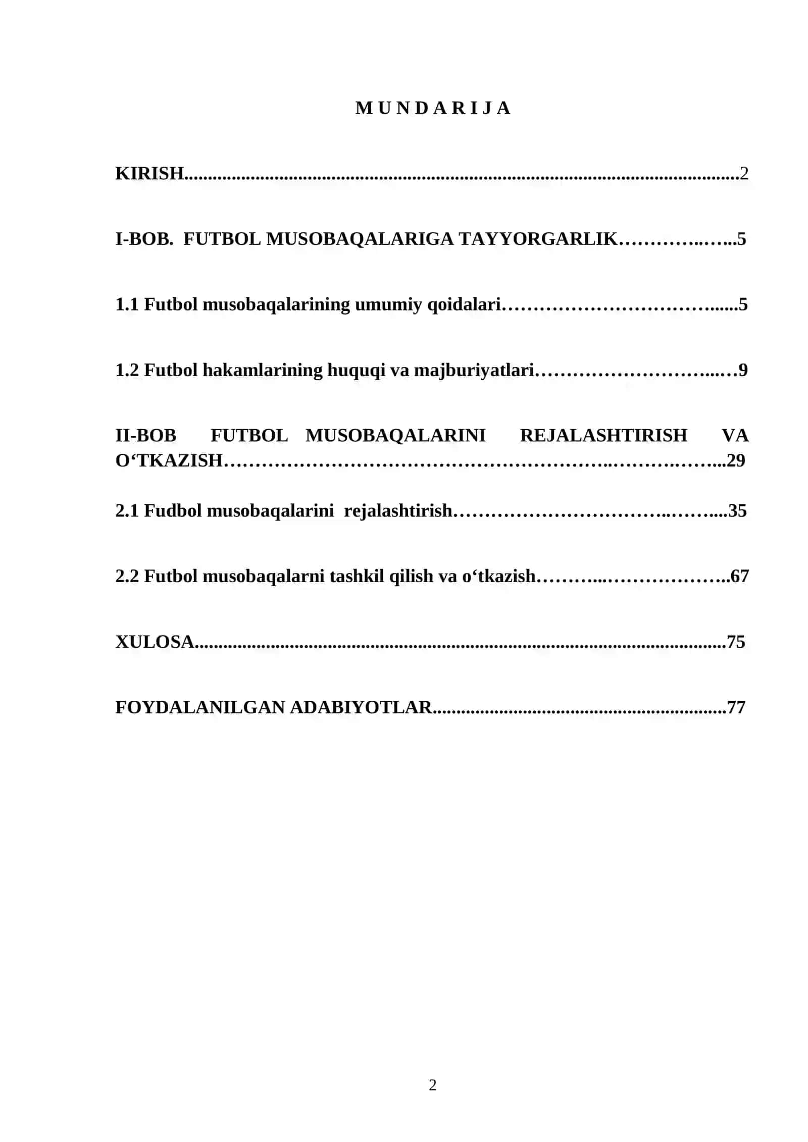 Futbol musobaqalarining umumiy qoidalari 2
