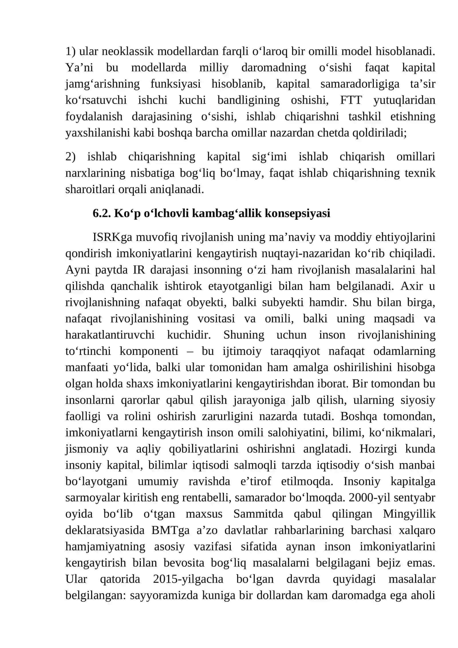 INNOVATSION RIVOJLANISH, JAMIYATNI IQTISODIY VA IJTIMOIY MUVOFIQLASHTIRISH MUAMMOSI 2