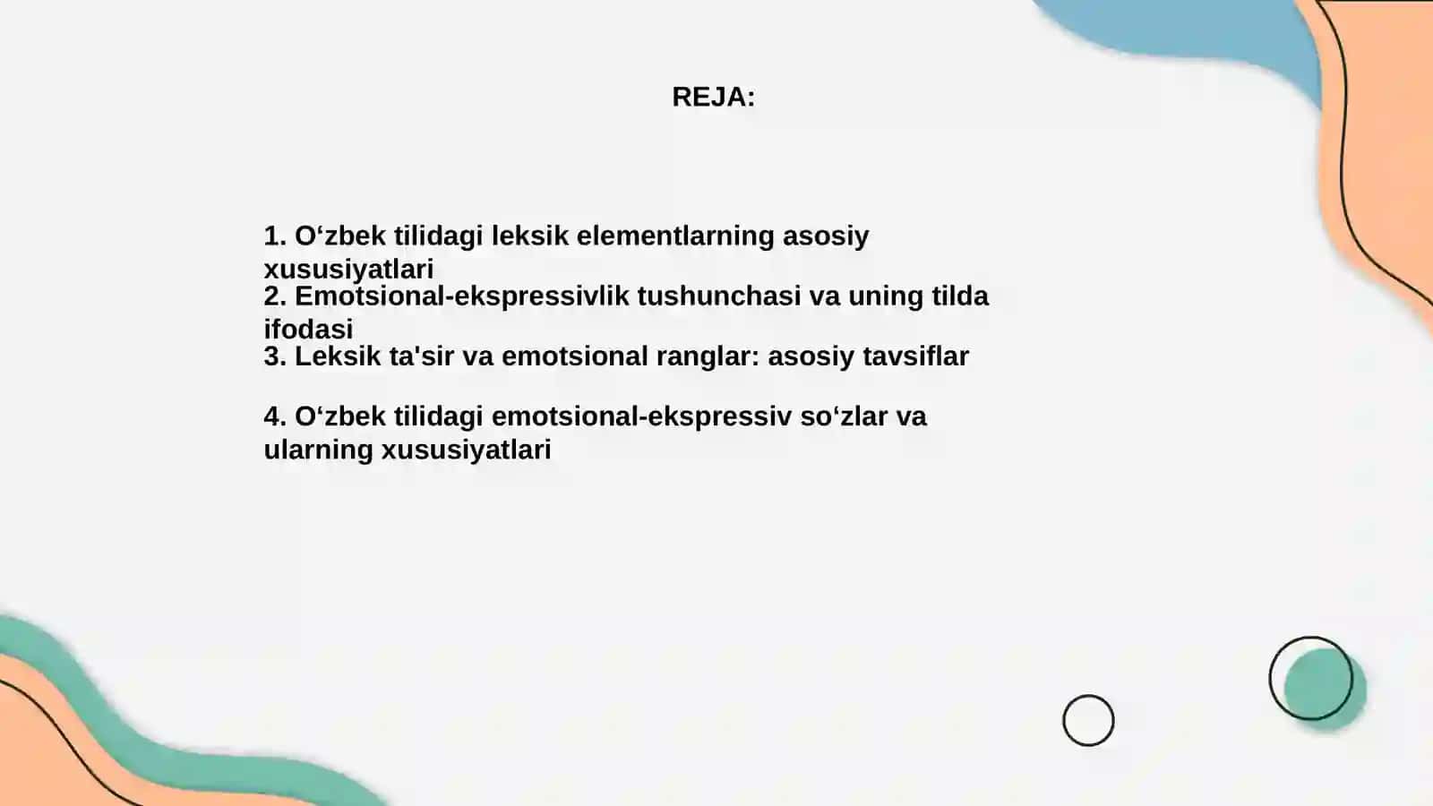 Oʻzbek tili leksikasining emotsional-ekspressivlikka munosabati 2