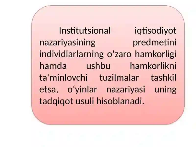 O‘yinlar nazariyasi va o‘zaro hamkorliklarni modellashtirish 2