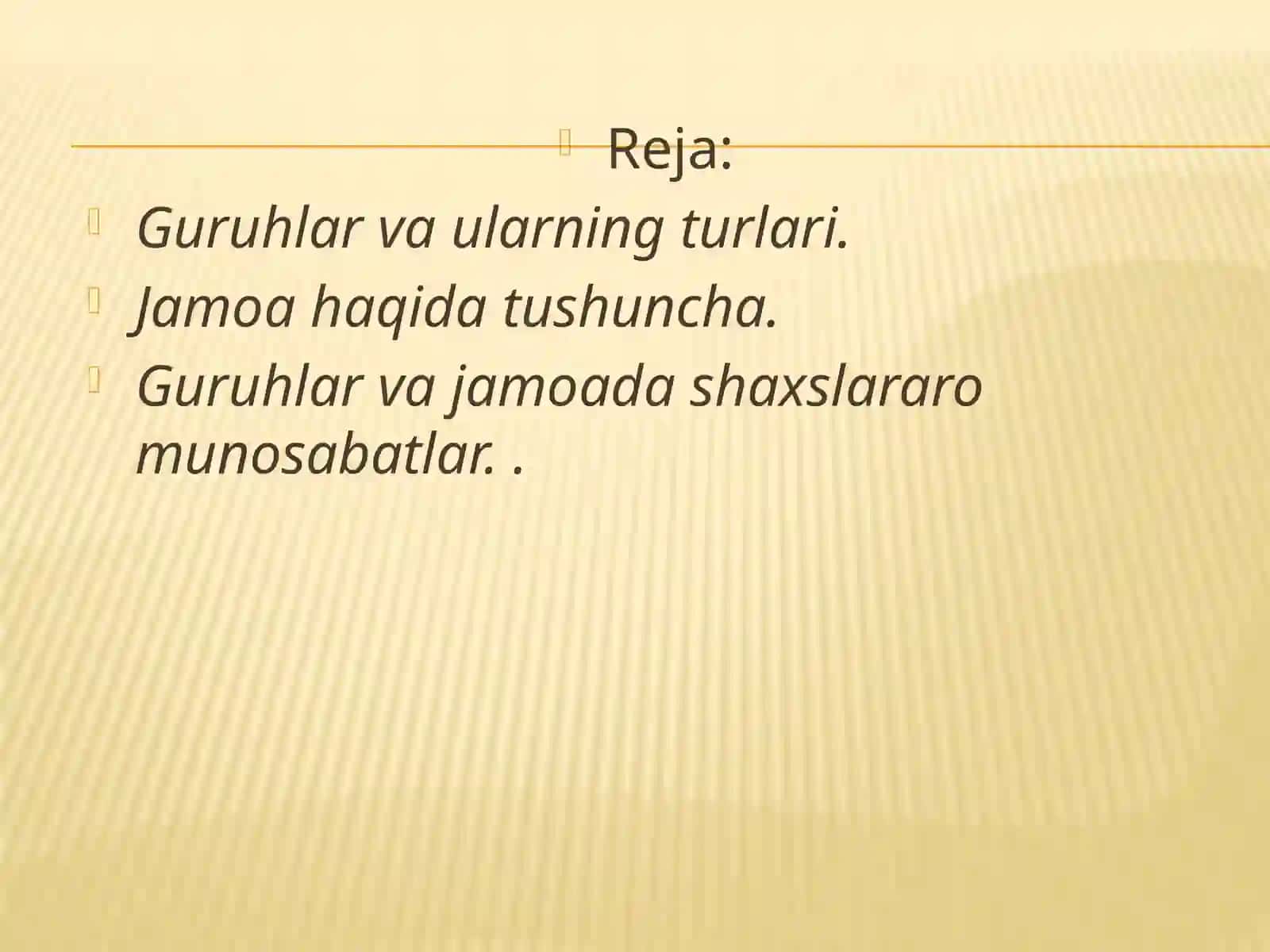 Shaxslar aro munosabat turlari va psixologik asoslari 2