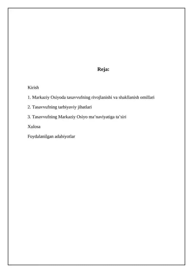 Tasavvufning rivojlanishi va shakllanish omillari 2