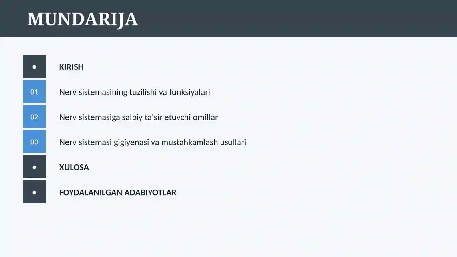 NERV SISTEMASINING AHAMIYATI VA UNING GIGIYENASI 2