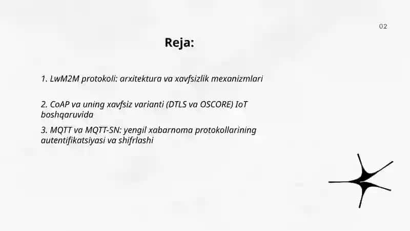 LwM2M protokoli: arxitektura va xavfsizlik mexanizmlari 2