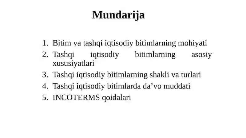 Bitimlarning kollizion masalalari 2