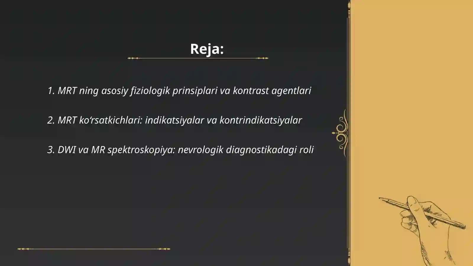 Zamonaviy tekshirish usullari.MRT, MSKT, KT, qon tomir dopplerografiyasi 2