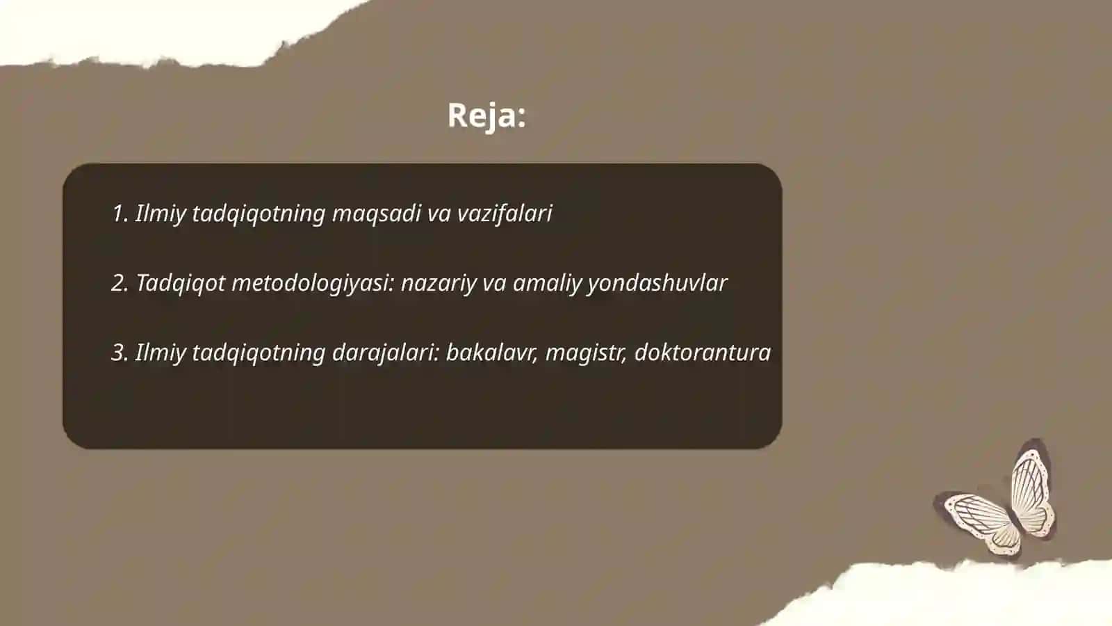Ilmiy tadqiqot: darajalari, strukturasi va shakllari 2
