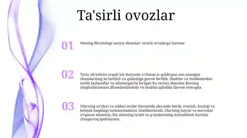 Tarixiy Shaxslar Meni Tasavvurimda 2