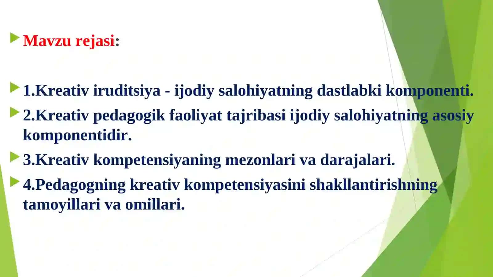 Kreativ kоmpetensiyaning mazmuni va tuzilishi 2