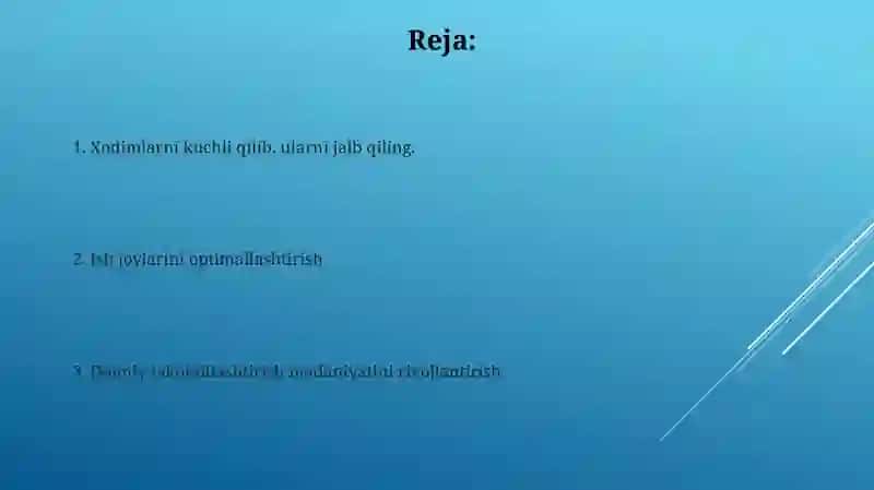 Maktbda xodimlarning ish samaradorligini oshirish usullari 2