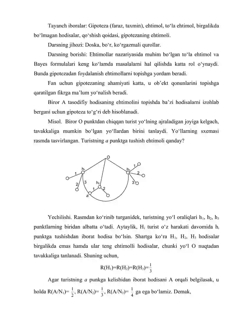 Bayes formulasi 2